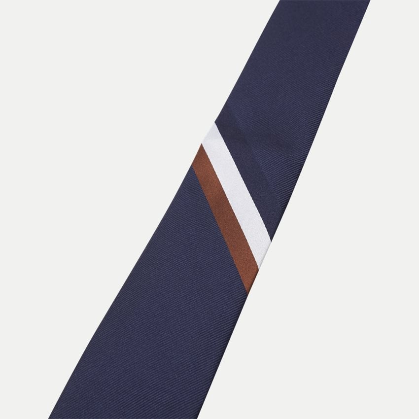 An Ivy Slips THE NAVY SIGNATURE FLAG TIE NAVY