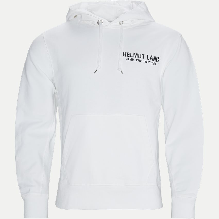 Helmut Lang Sweatshirts K0DM5009 STANDARD HOODIE EAGLE WHITE