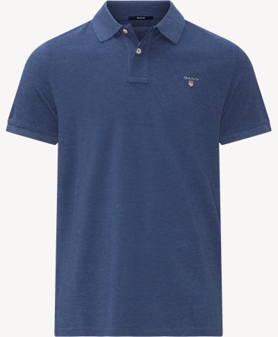 The Original Piqué SS Rugger Polo T-shirt Regular fit | The Original Piqué SS Rugger Polo T-shirt | Blue