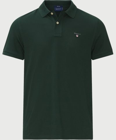 The Original Piqué SS Rugger Polo T-shirt Regular fit | The Original Piqué SS Rugger Polo T-shirt | Grøn