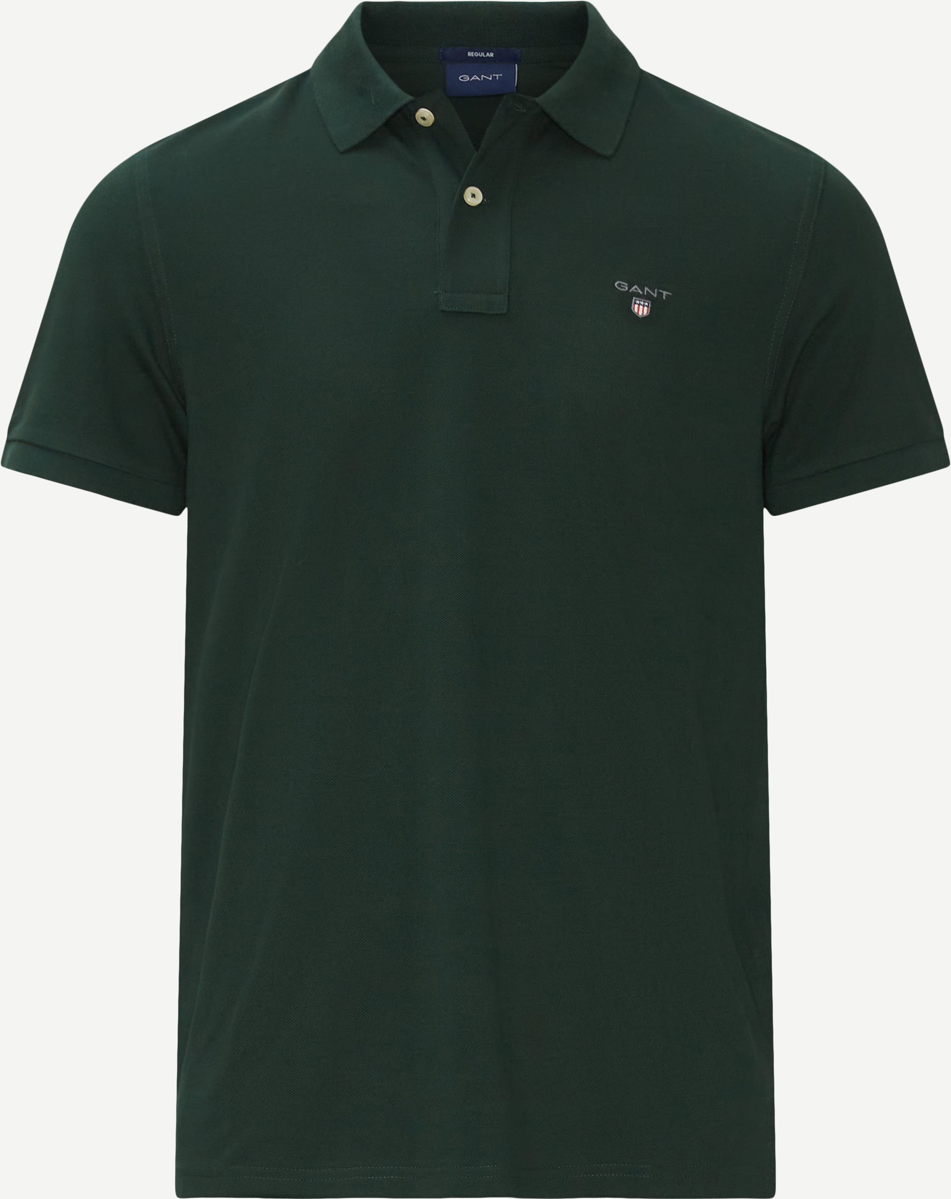 The Original Piqué SS Rugger Polo T-shirt - T-shirts - Regular fit - Grøn