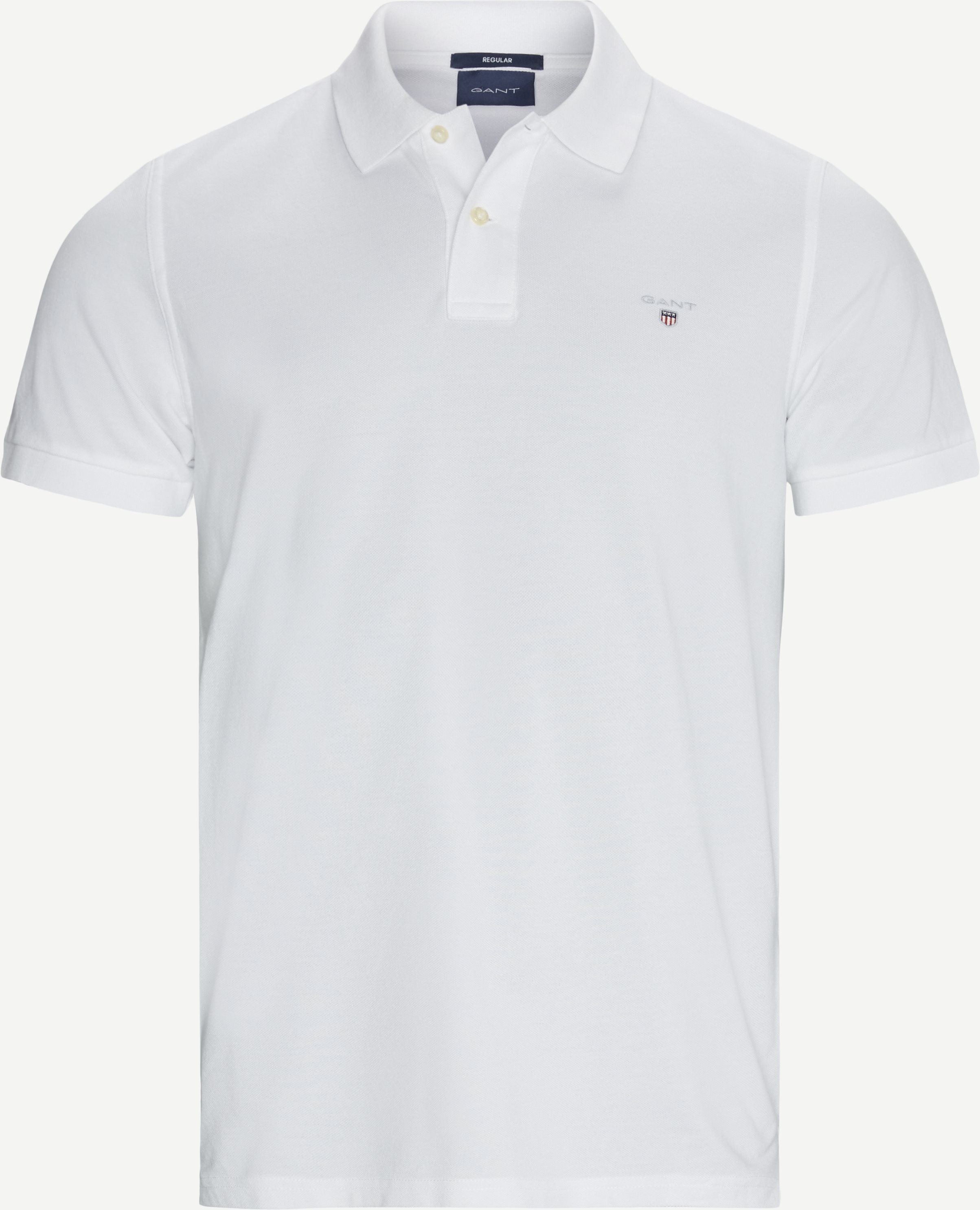 The Original Piqué SS Rugger Polo T-shirt - T-shirts - Regular fit - White