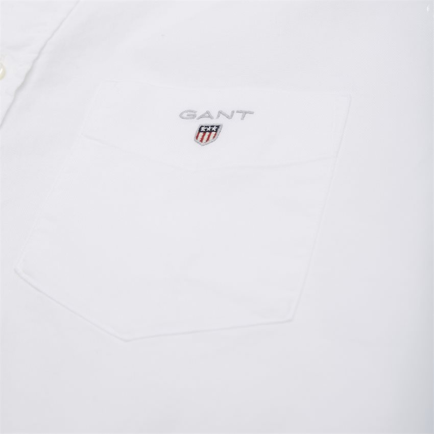 Gant Skjorter THE OXFORD SHIRT SS 3046001 HVID