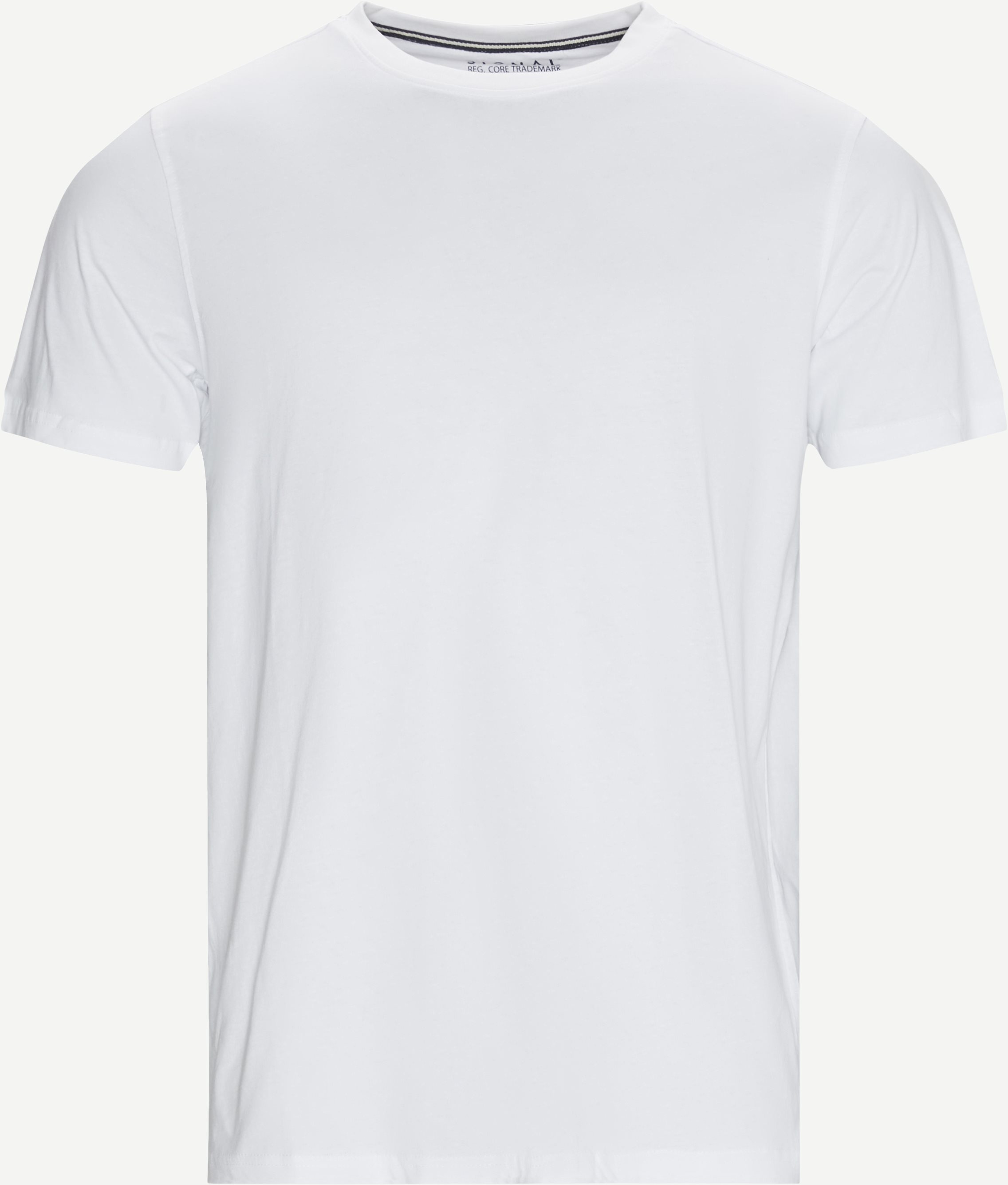 Wayne T-shirt - T-shirts - Regular fit - Hvid
