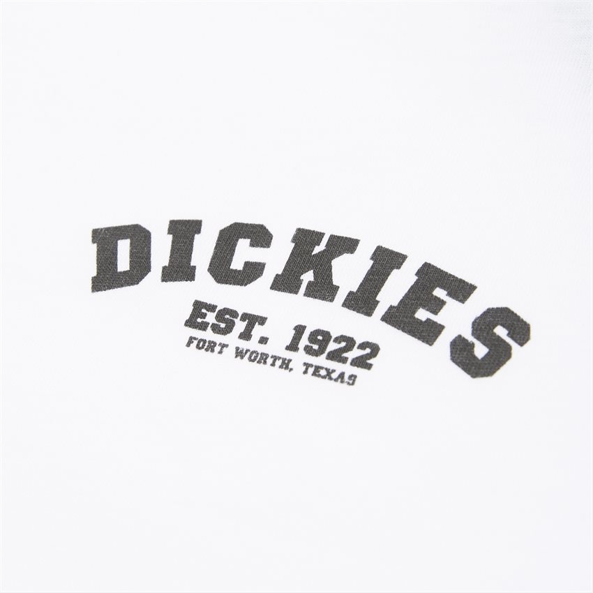 Dickies T-shirts DICKIES BASEBALL LS SORT/HVID