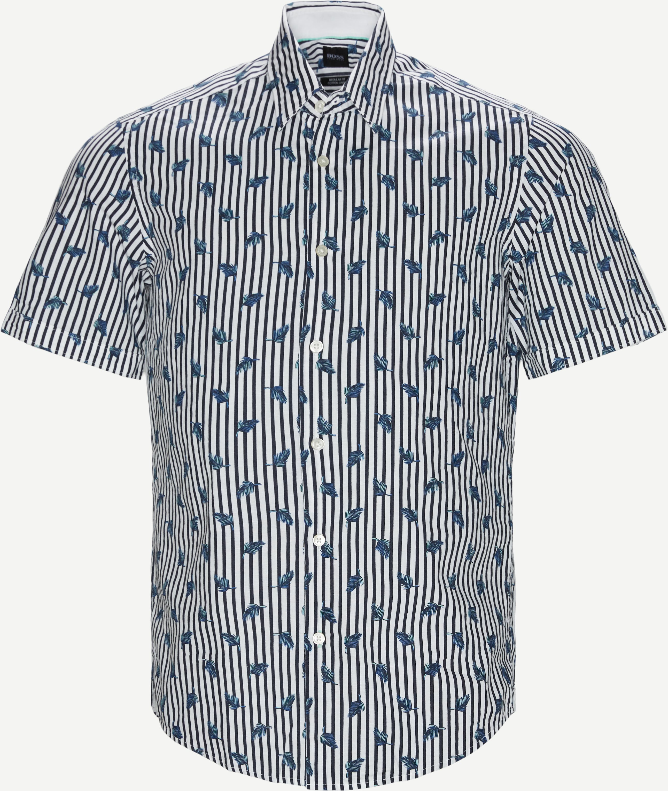Luka_2F Short Sleeve Shirt - Short-sleeved shirts - Regular fit - Blue