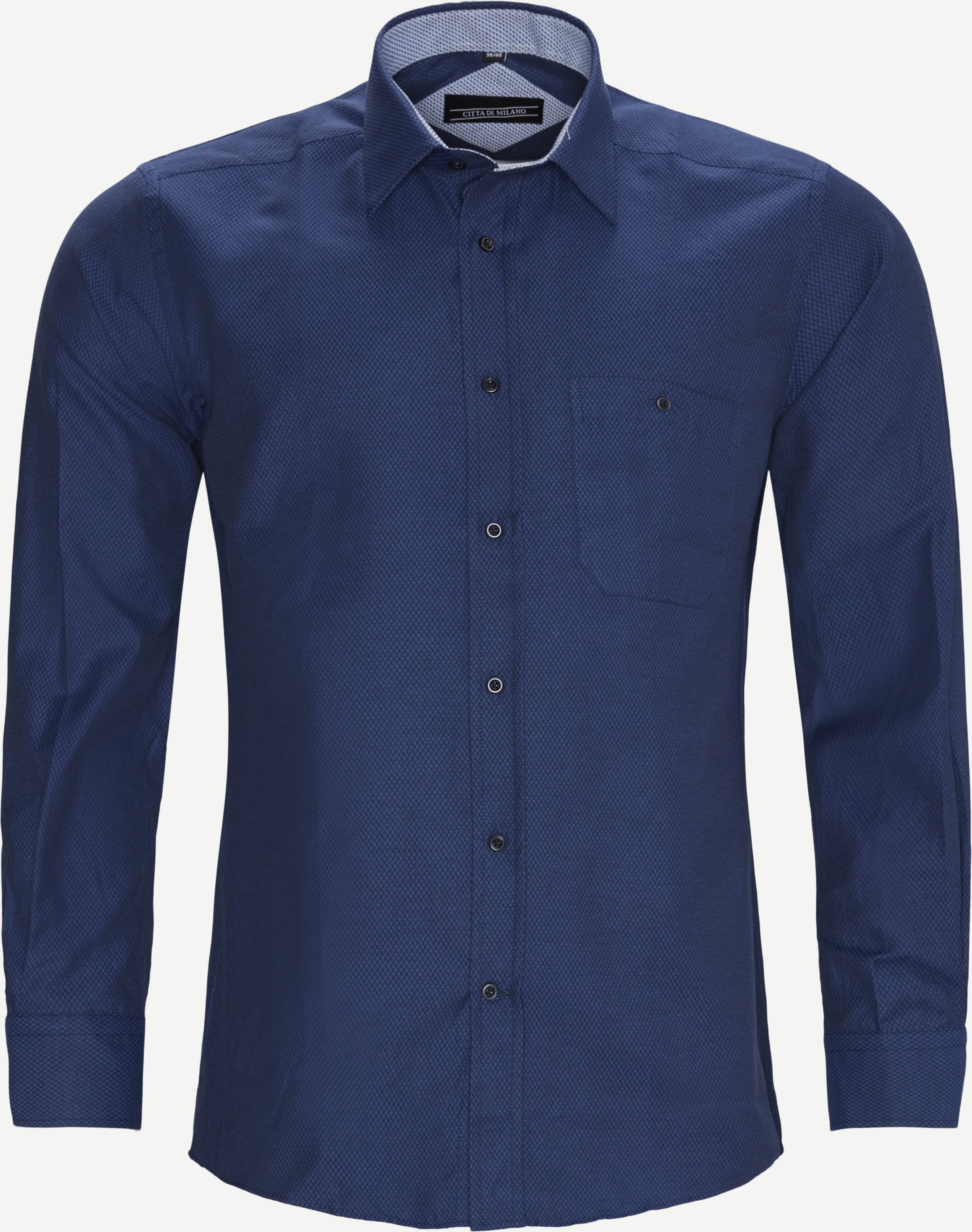 Leipzig Shirt - Shirts - Regular fit - Blue