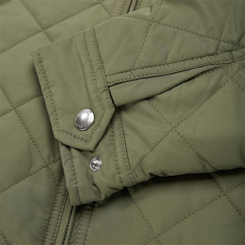 Gant Jackor THE QUILTED WINDCHEATER 7006043 ARMY