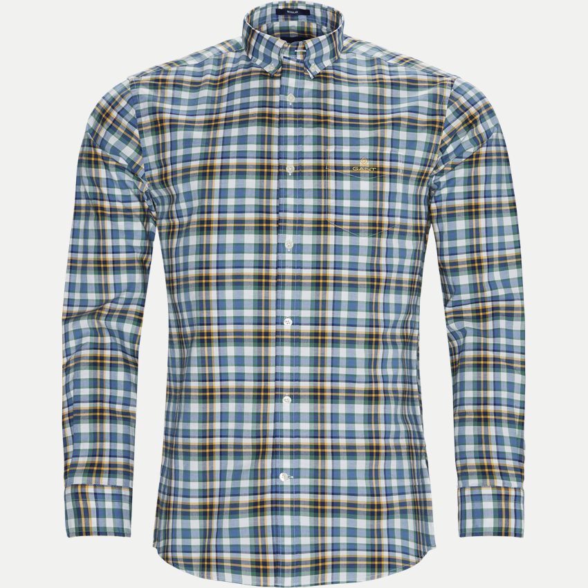 Gant Shirts PREPPY OXFORD PLAID 3007670 GRØN