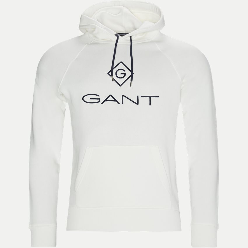 Gant Sweatshirts LOCK UP HOODIE 2047054 HVID