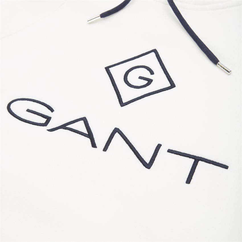 Gant Sweatshirts LOCK UP HOODIE 2047054 HVID