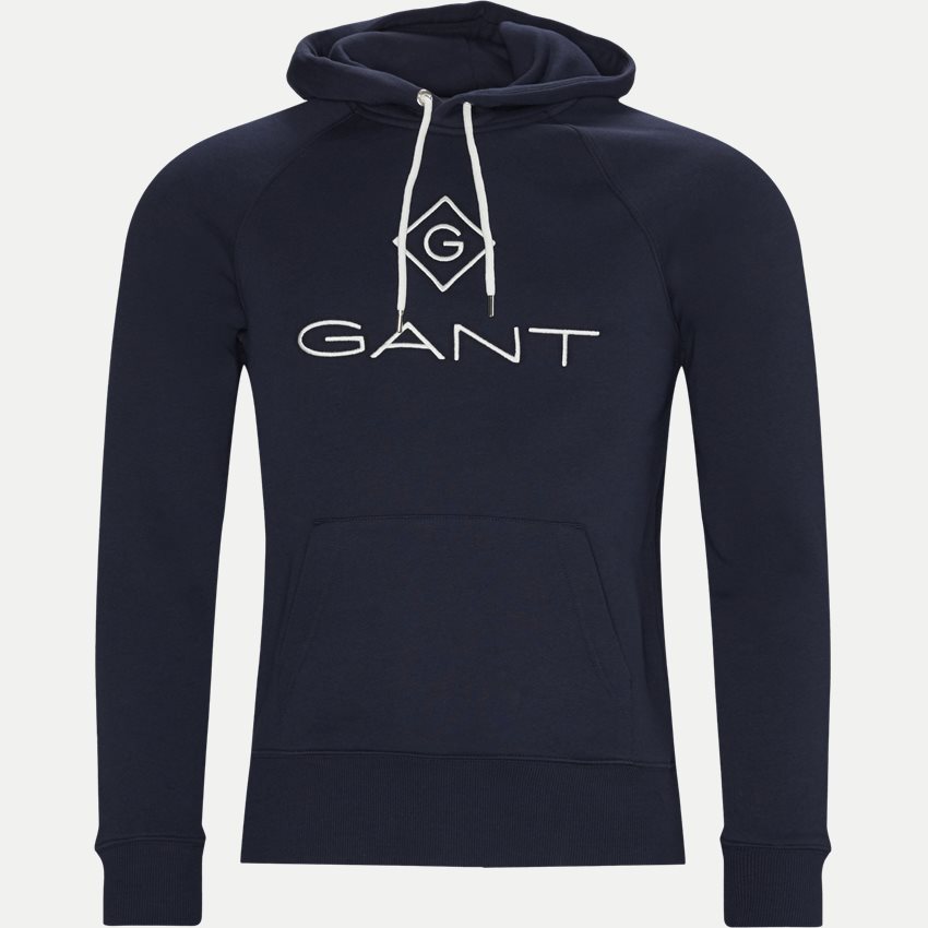 Gant Sweatshirts LOCK UP HOODIE 2047054 NAVY