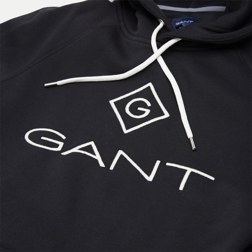 Gant Sweatshirts LOCK UP HOODIE 2047054 SORT