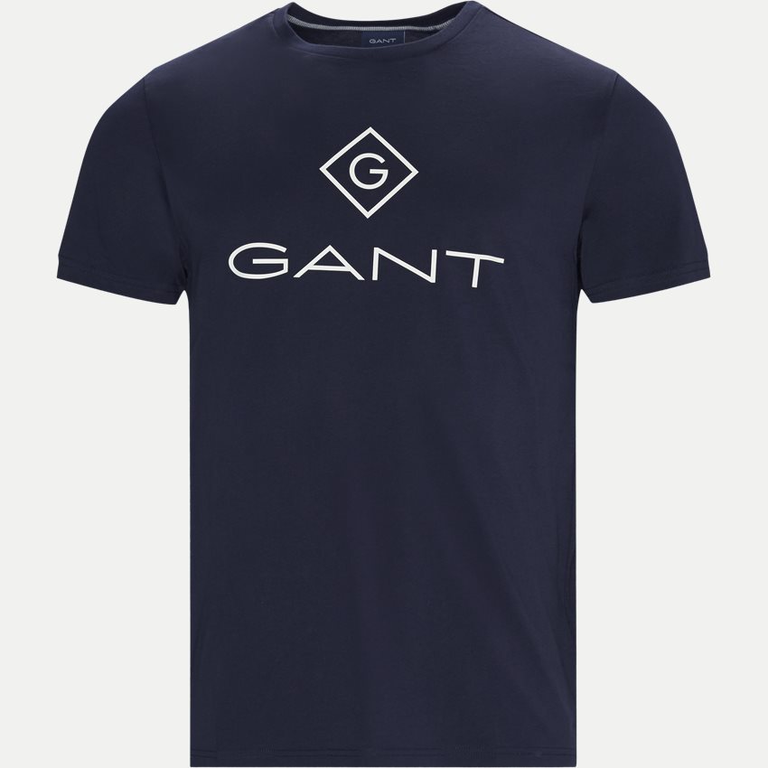 Gant T-shirts LOCK UP SS 2023000 NAVY