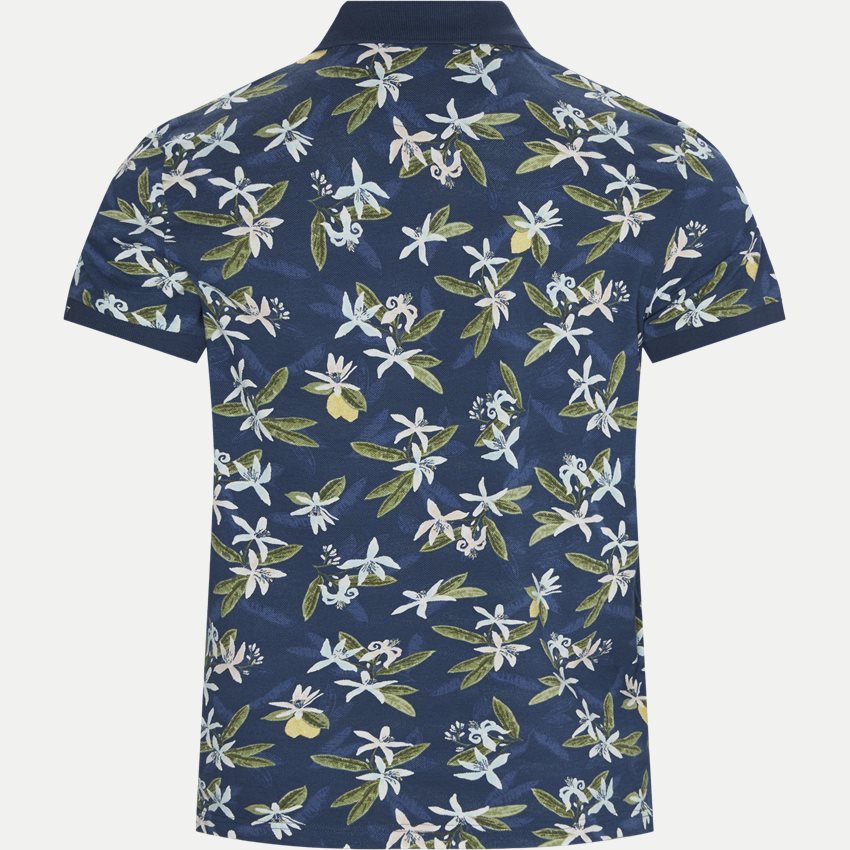 Gant T-shirts LEMON FLOWER PRINT SS PIQUE 2022076 NAVY
