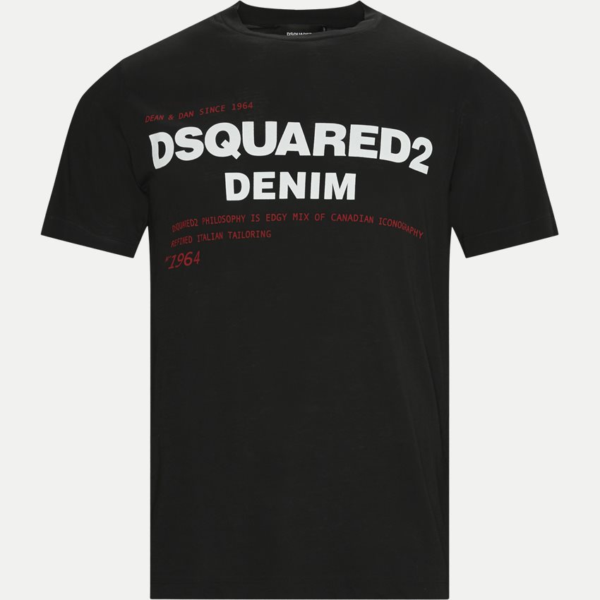 Dsquared2 T-shirts S21600 S74GD0729 SORT