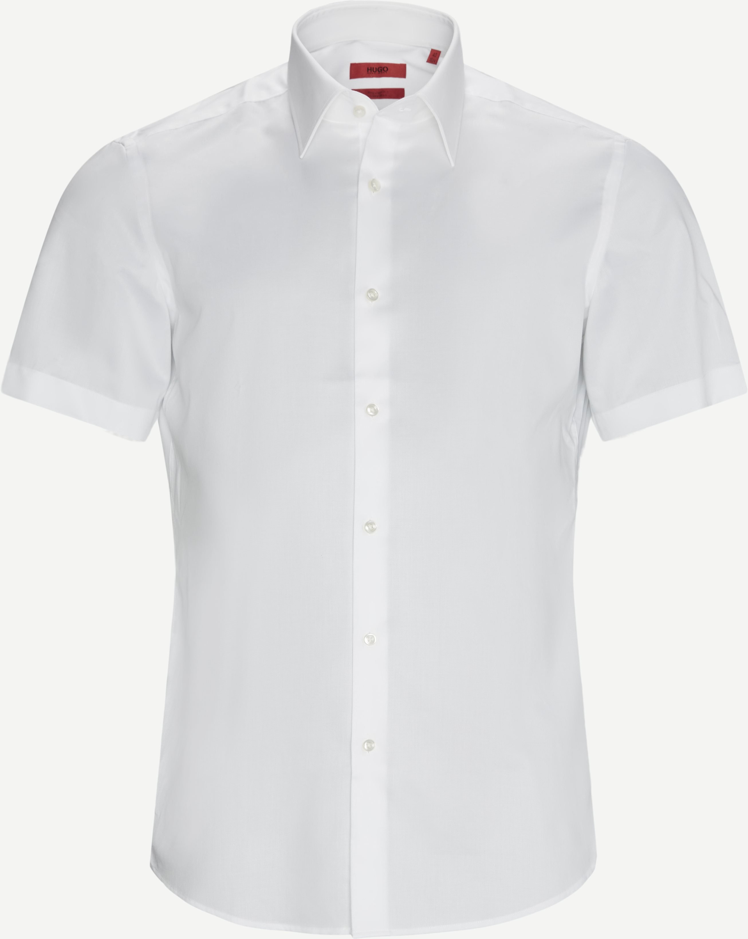 Venzino K/Æ Shirt - Kortærmede skjorter - Regular fit - Hvid