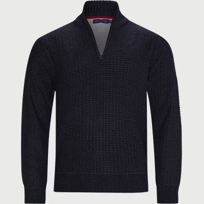 Laki Half-Zip Sweater Regular fit | Laki Half-Zip Sweater | Blue