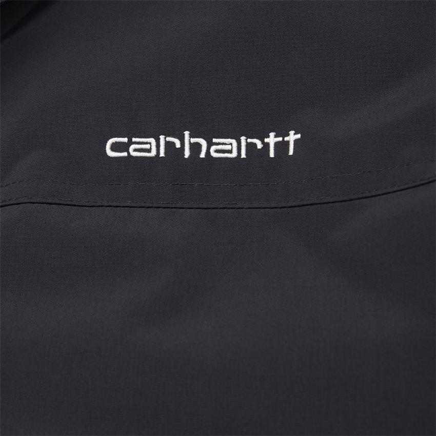Carhartt WIP Jackets HOODED SAIL JACKET I028436. BLK/WHI
