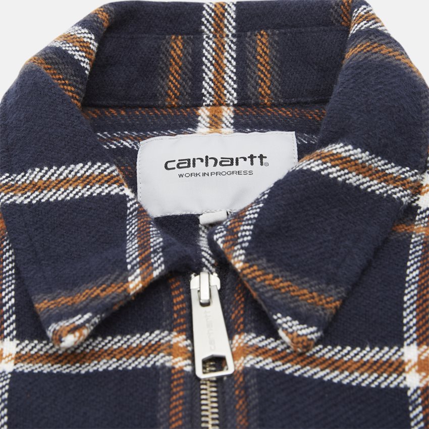 Carhartt WIP Skjorter L/S BRYAN SHIRT I028232 D.NAVY/BLACKSMITH
