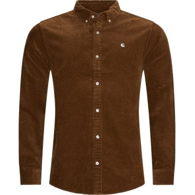 L/S Madison Cord Shirt Regular fit | L/S Madison Cord Shirt | Brun