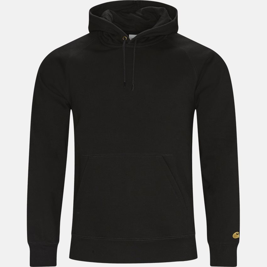 Carhartt WIP Sweatshirts HOODED CHASE I026384 BLACK/GOLD