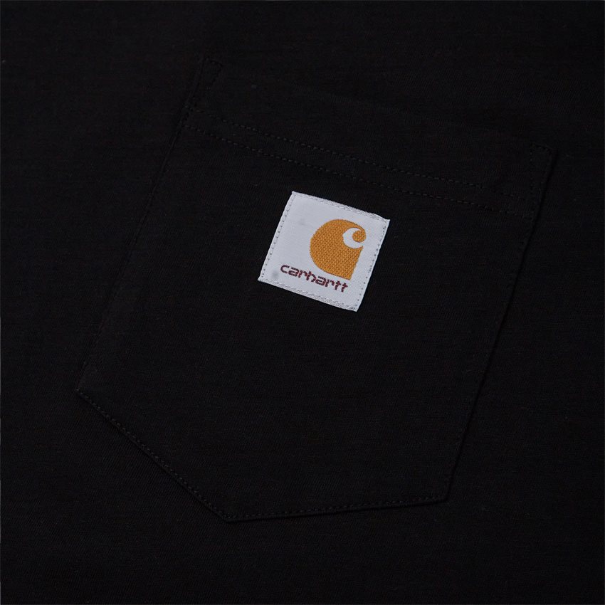 Carhartt WIP T-shirts S/S POCKET TEE I022091 BLACK