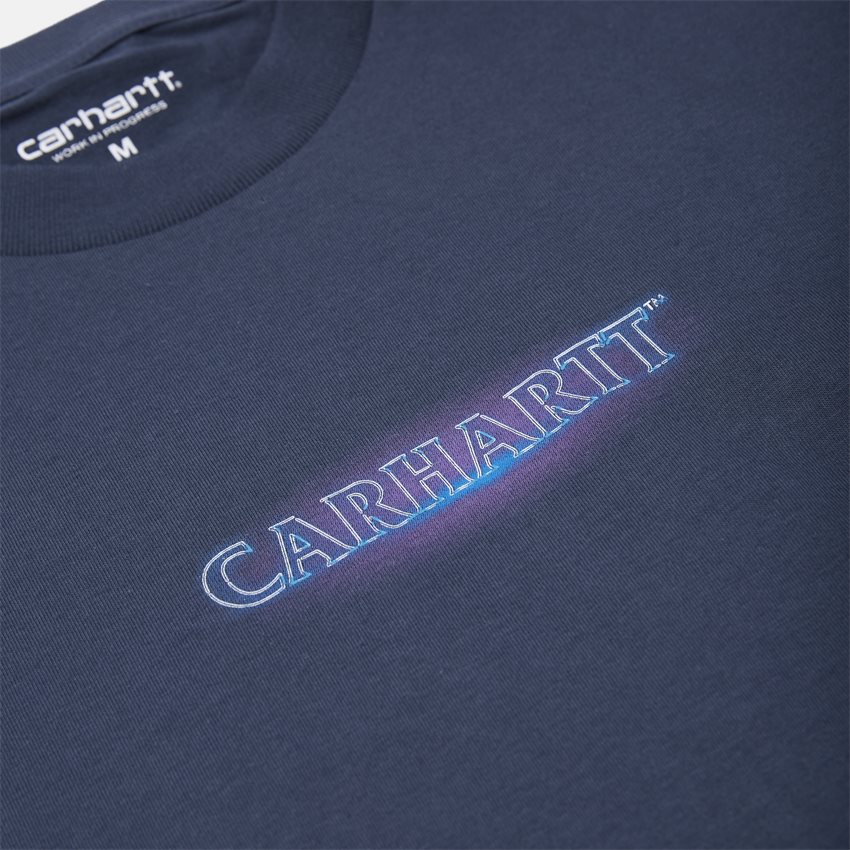 Carhartt WIP T-shirts S/S NEON SCRIPT I028477 ADMIRAL