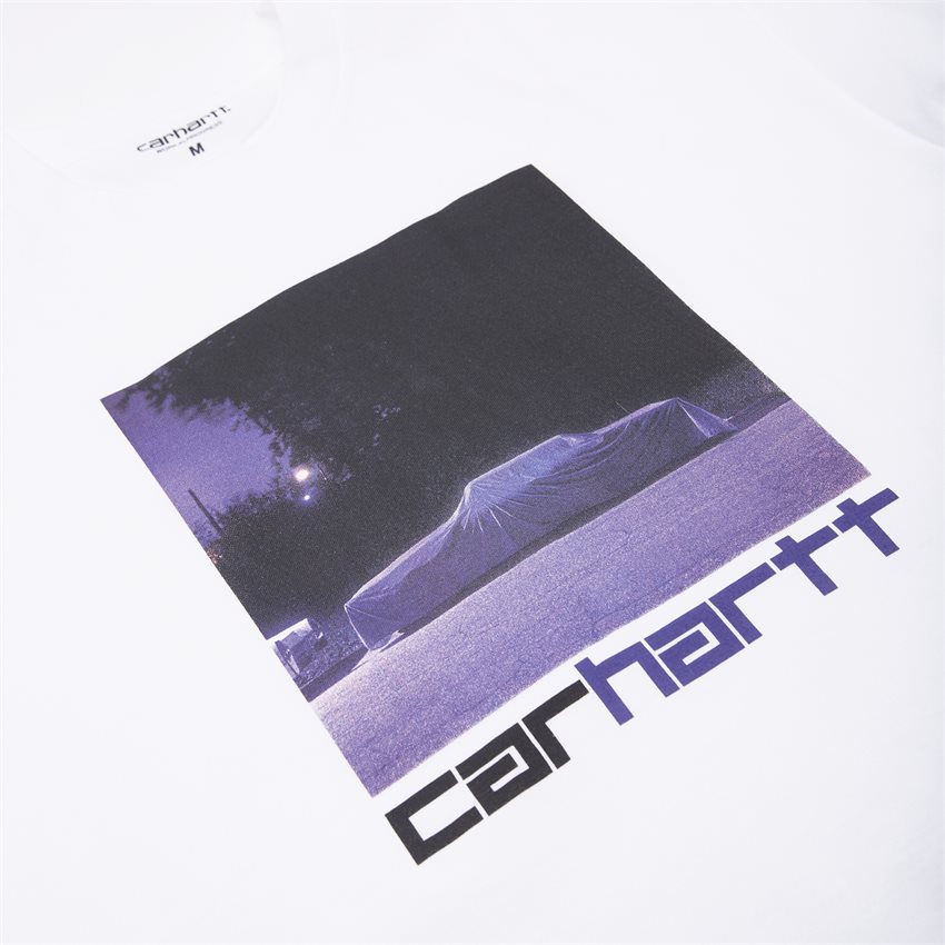 Carhartt WIP T-shirts S/S PURPLE CAR I028492 WHITE