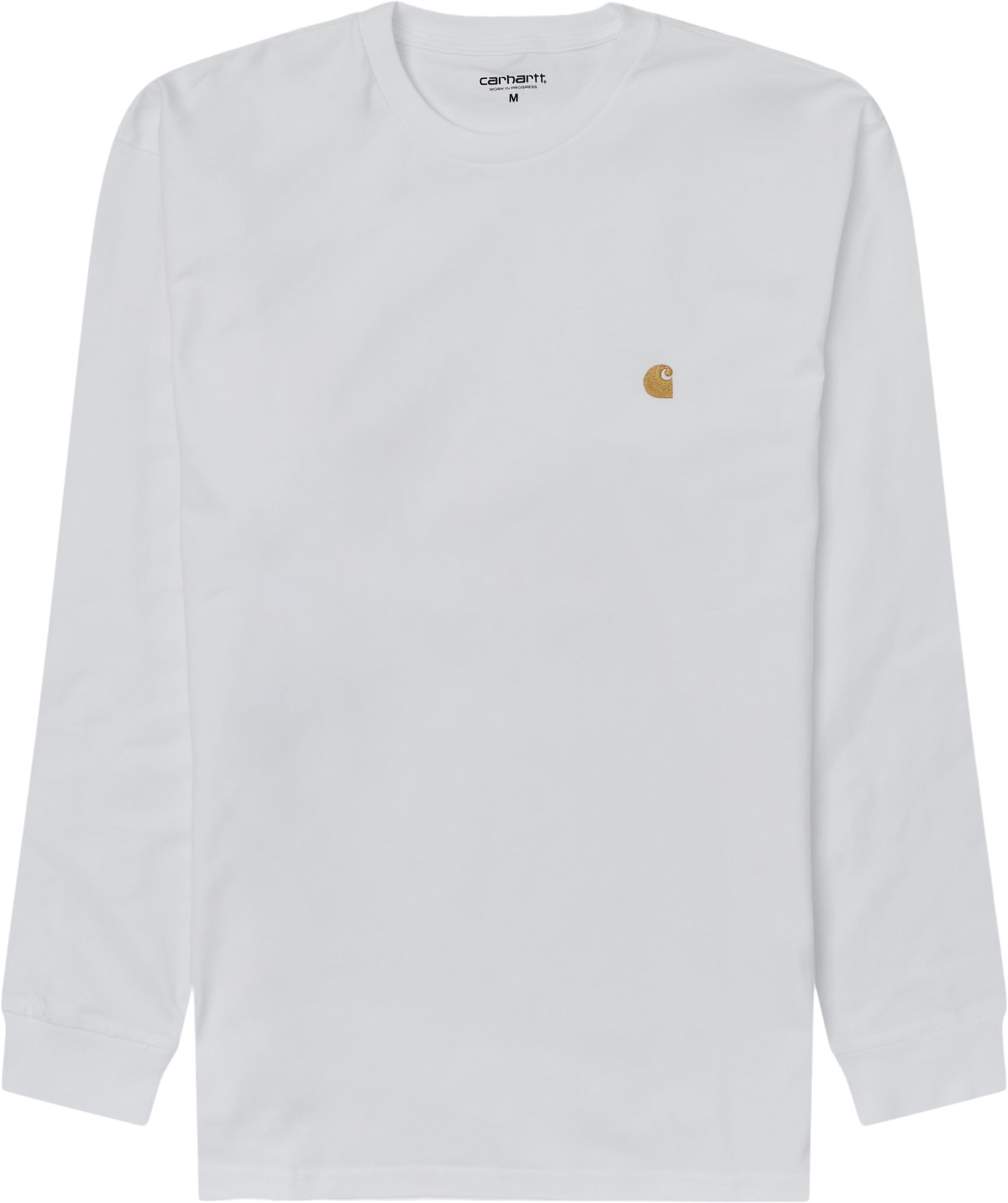 Carhartt WIP T-shirts L/S CHASE I026392 Hvid