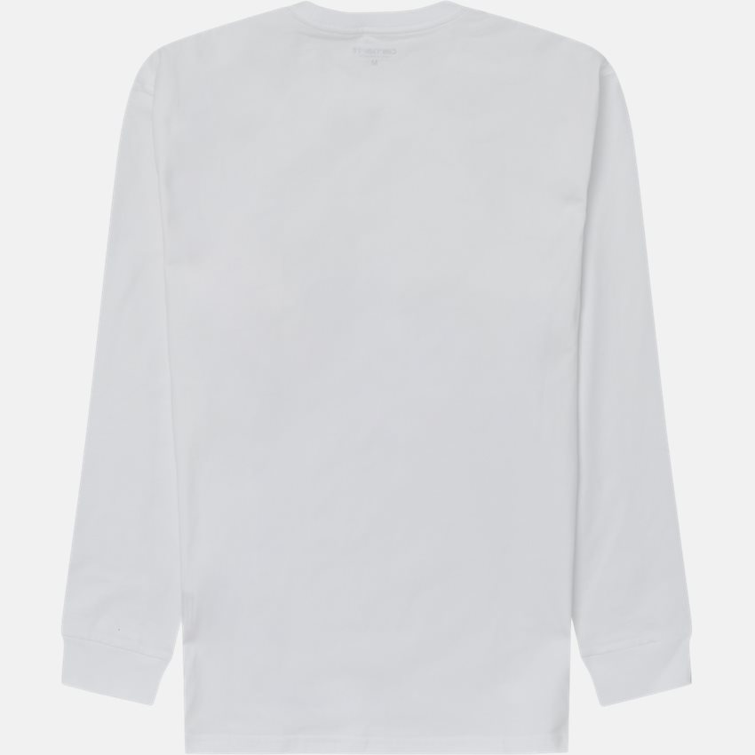 Carhartt WIP T-shirts L/S CHASE I026392 WHITE
