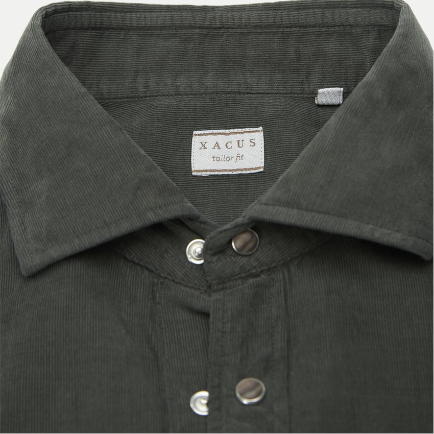 Xacus Shirts 71193 749 TAILOR FIT ARMY