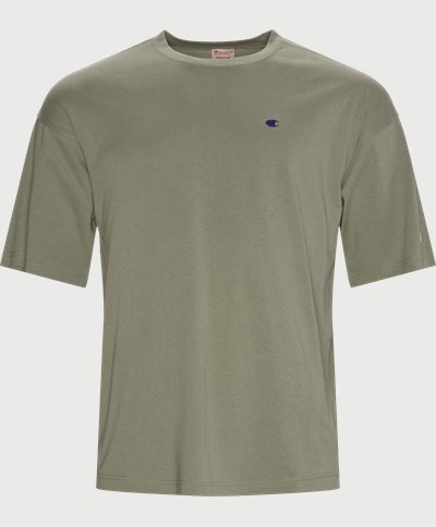 Champion T-shirts TEE SHAPE 215341 Green