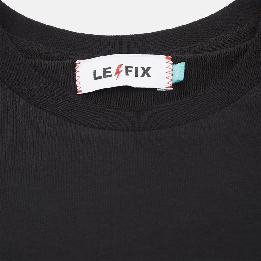 Le Fix T-shirts COLLEGE TEE 2002005 SORT