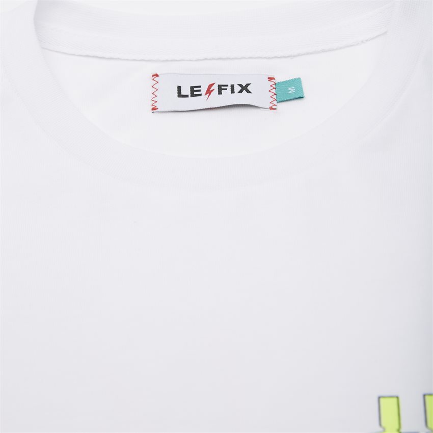 Le Fix T-shirts BLURY COLLEGE TEE 2002008 HVID