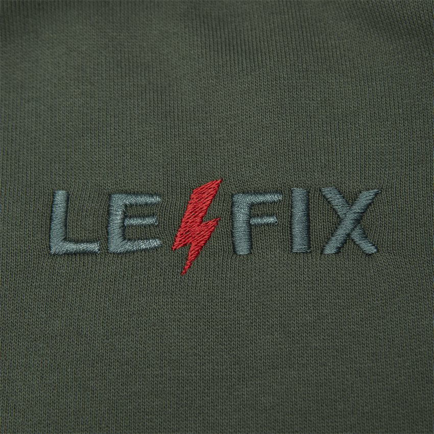 Le Fix Sweatshirts LIGHTNING HOOD 2002020 GRØN
