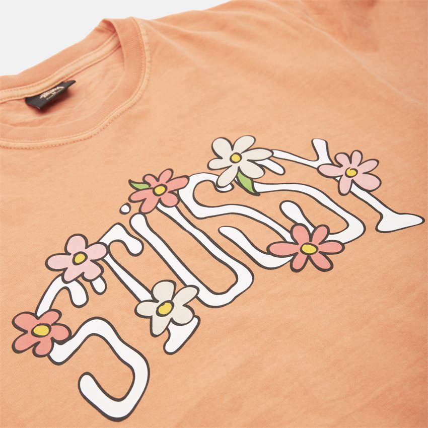 Stüssy T-shirts FLOWER 1904591 ORANGE