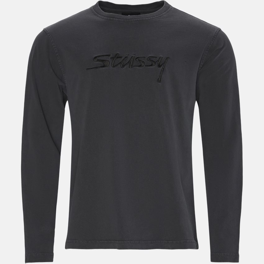 Stüssy T-shirts RIVER LS CREW 1140217 GRÅ