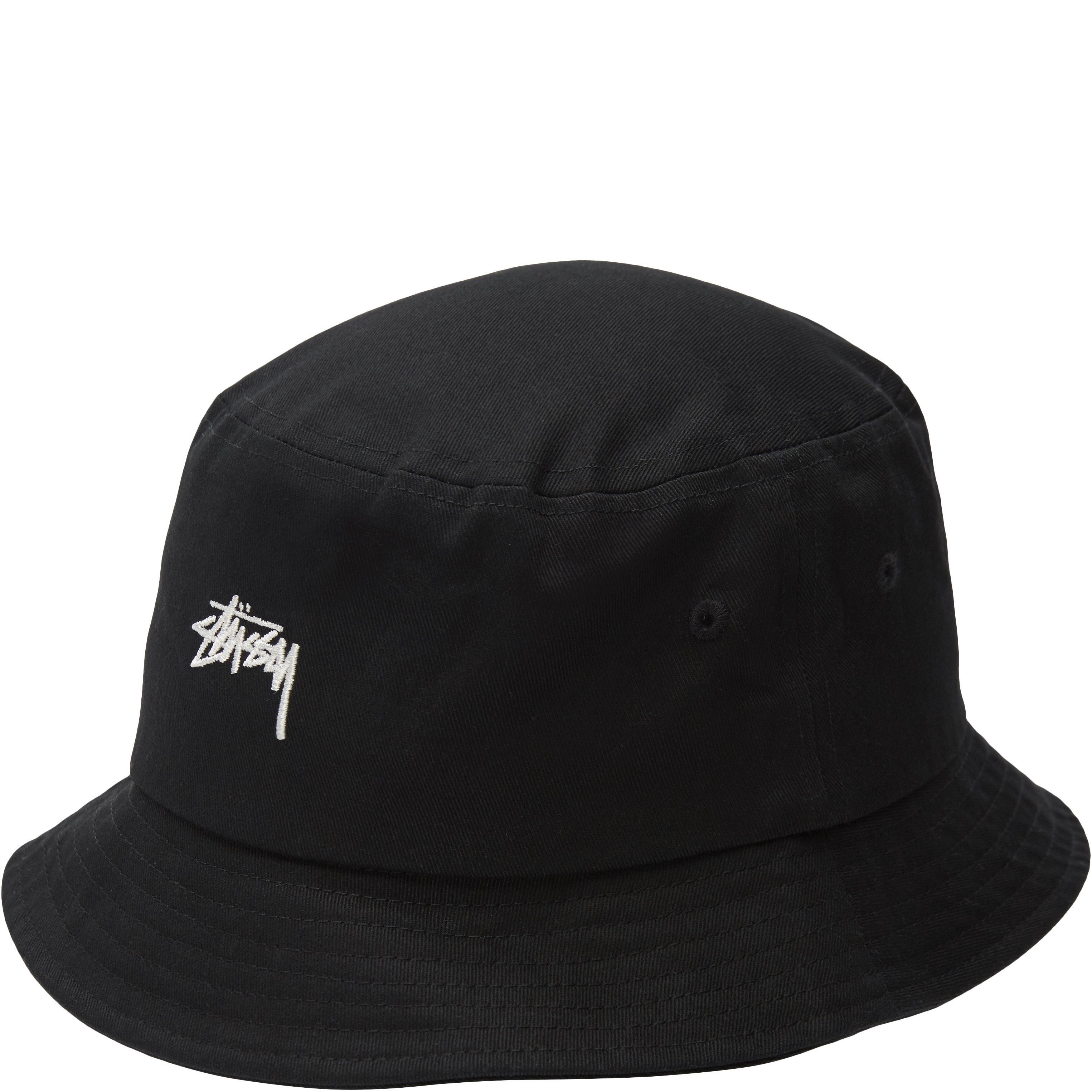 Stüssy Caps STOCK BUCKET HAT 132996 Black