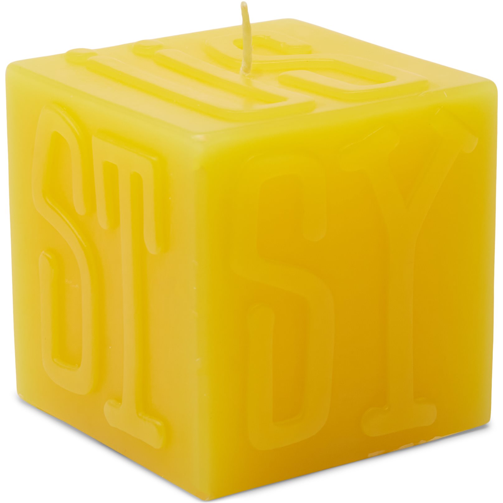 Stussy Cube Candle - Accessoarer - Gul
