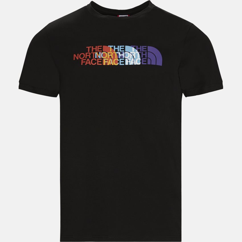 The North Face T-shirts SS RGB PRISM NF0A4SYLJK3 SORT