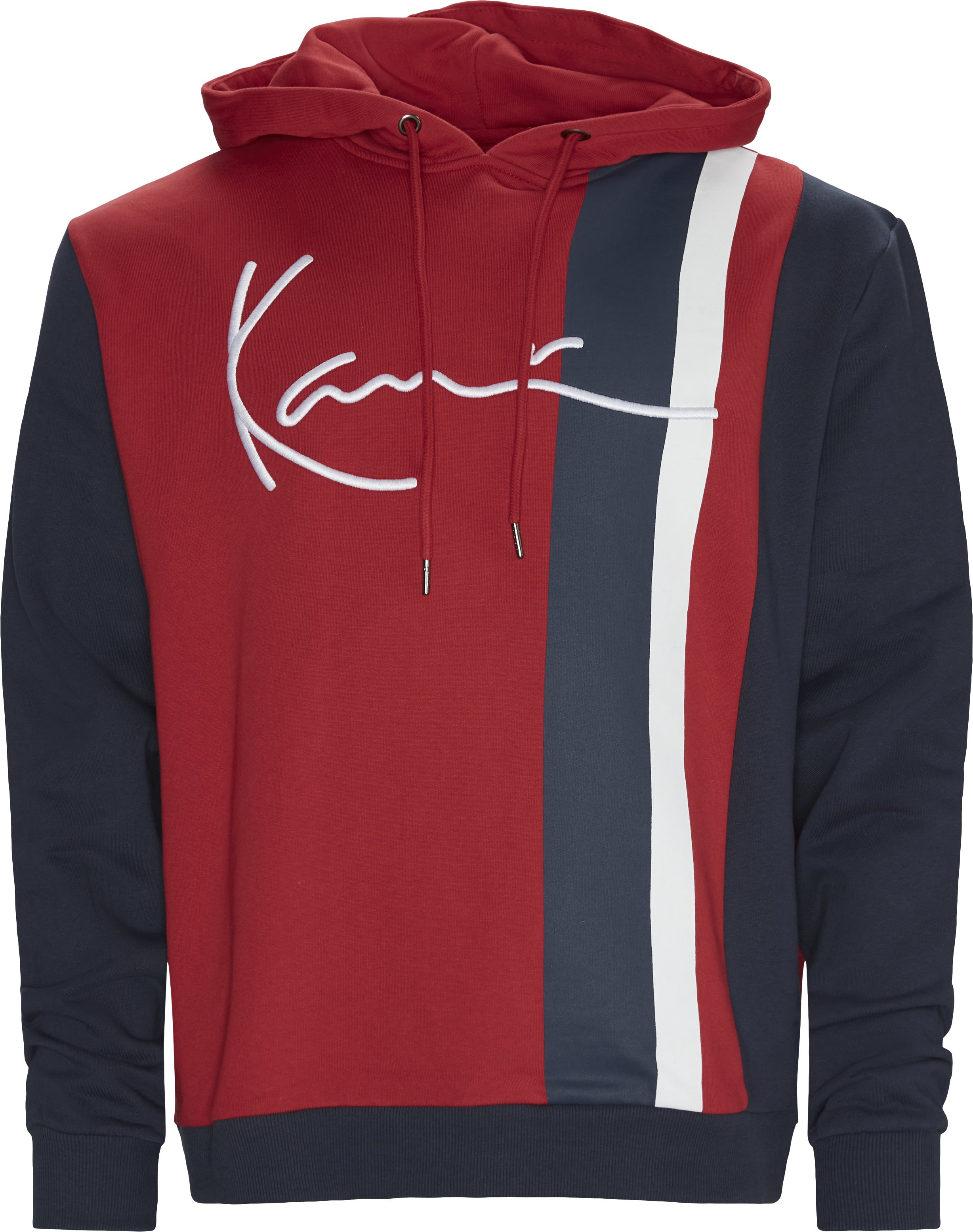 Karl Kani Signature Block hoodie with embroidered logo and