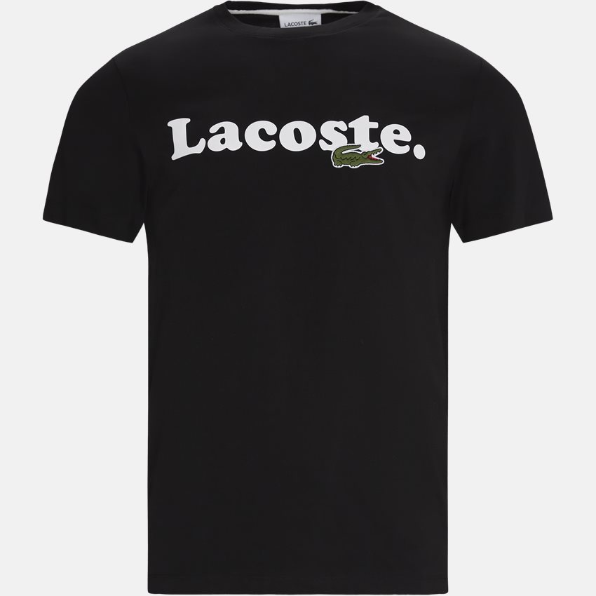 Lacoste T-shirts TH1868 SORT