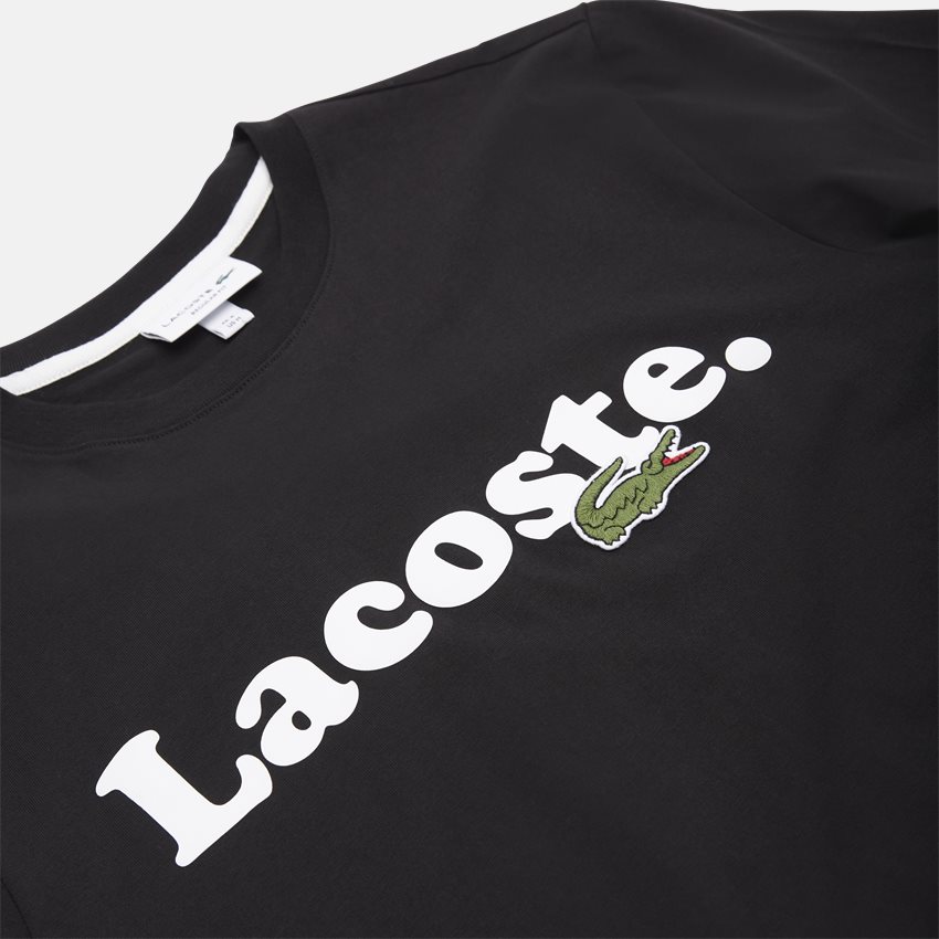 Lacoste T-shirts TH1868 SORT