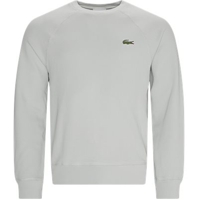 Organic Cotton Piqué Crew Neck Sweatshirt Regular fit | Organic Cotton Piqué Crew Neck Sweatshirt | Grey