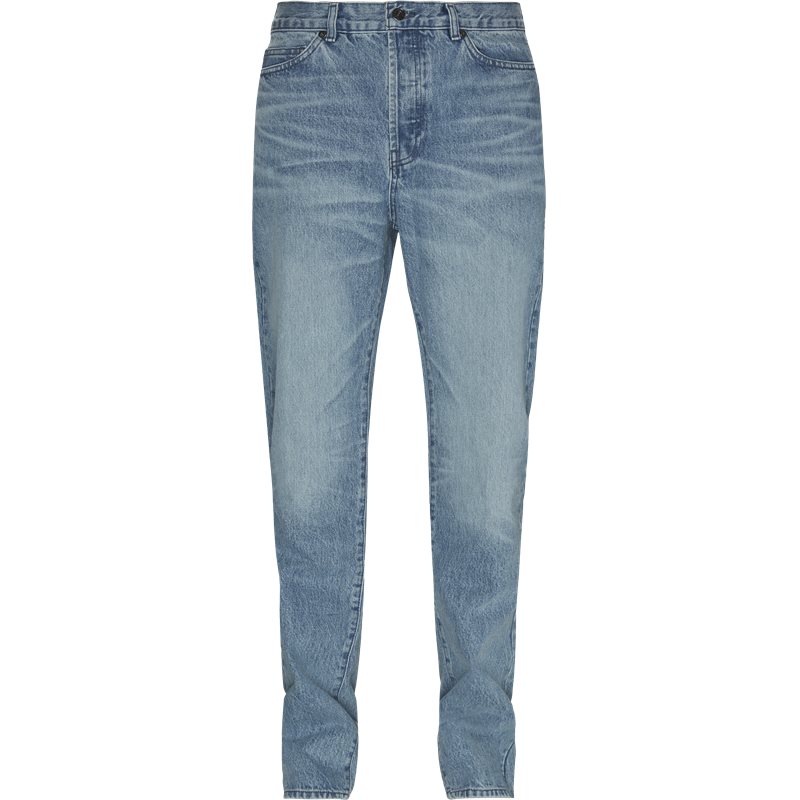 Lacoste Five-pocketed Faded Cotton Jeans Denim