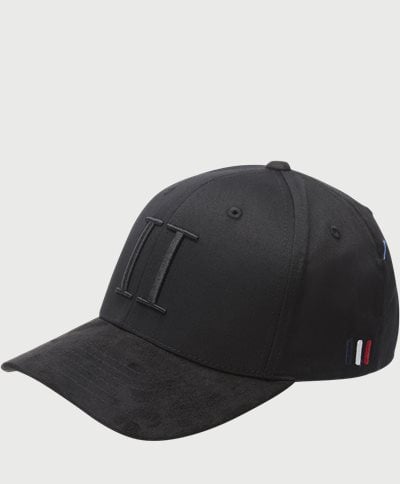 Les Deux Caps BASEBALL CAP SUEDE II LDM702003 Black