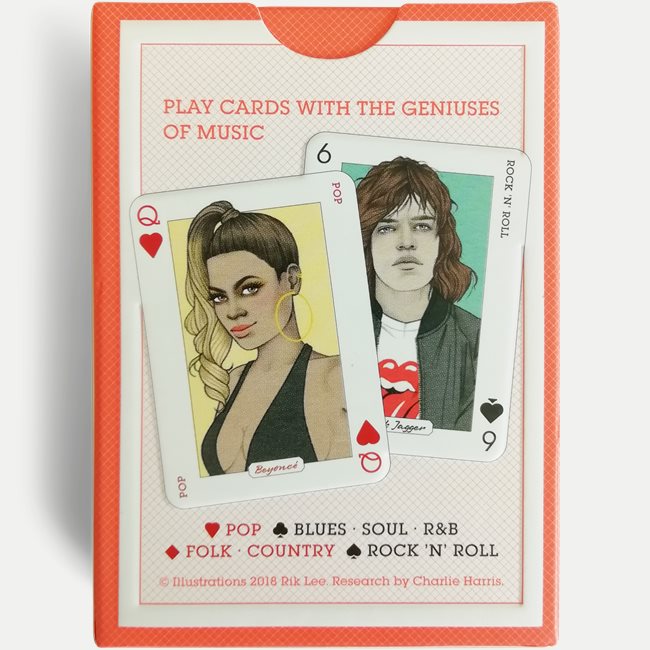 Music Genius Playing Cards