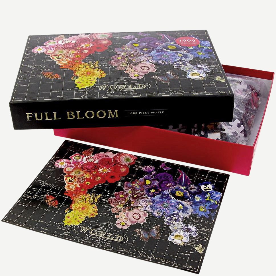 Full Bloom - Pussel med 1000 bitar - Accessoarer - Svart