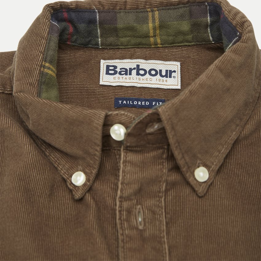 Barbour Shirts CORD 2 BRUN